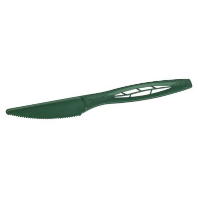 Inno-Pak 6.5" Compostable Knife Bulk Pack Green - Case of 1000