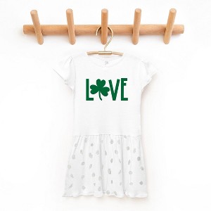 The Juniper Shop Love Clover Toddler Graphic Dress - 1 of 3