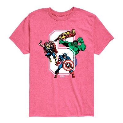 Boys' - Marvel - Avengers Birthday 6 Short Sleeve Graphic T-Shirt