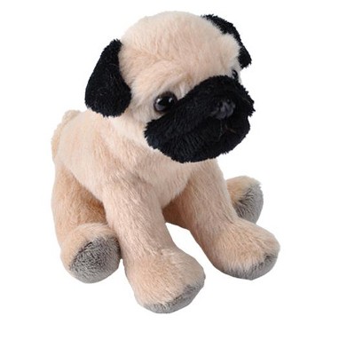 Wild Republic Pocketkins Eco Pug Stuffed Animal, 5 Inches : Target