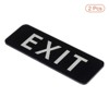 Unique Bargains Acrylic Self-Adhesive Decor Door Business Self-Adhesive Exit Sign 2 Pcs - 3 of 4