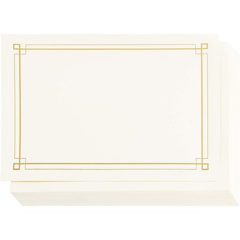 Office Products Letter Size Blank Award Certificates Paper Gold Laser ...