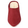 Allegra K Women's Pointed Toe Slip on Block Heel Slide Mules - 3 of 4