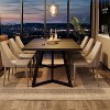 Tribesigns 70.87-Inch Large Dining Table for 4-6, Modern Rectangular Dining Room Table with Metal Frame - 4 of 4