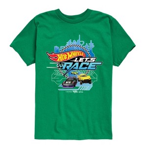Boys' - Hot Wheels - Let's Race Logo Short Sleeve Graphic T-Shirt - 1 of 4