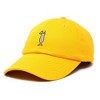 Dalix Pina Colada Embroidered Cap Cotton Baseball Cute Cool Dad Hat Womens - 4 of 4