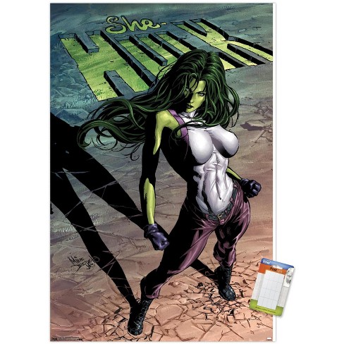 Marvel Comics - She-Hulk - Totally Awesome Hulk - Cover #4 Wall Poster,  14.725 x 22.375