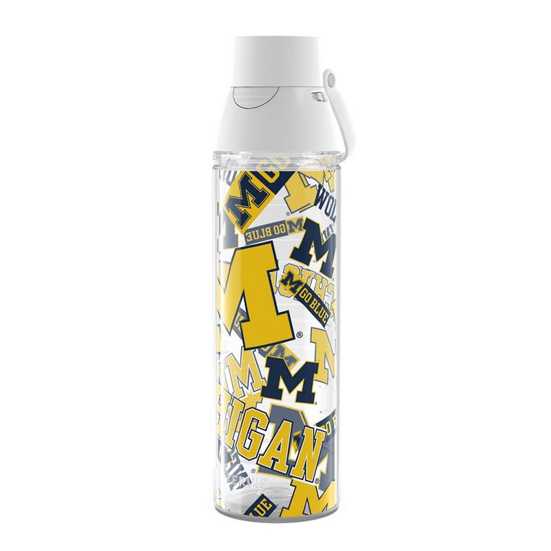 NCAA Michigan Wolverines Tervis All Over Venture Water Bottle - 24oz, 1 of 7