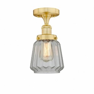 Chatham - 1 Light Semi-Flush Mount In Industrial Style-8.25 Inches Tall and 6.5 Inches Wide - 1 of 1