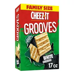 Cheez-It Grooves White Cheddar Family Size - 17oz
