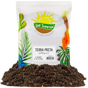 Soil Sunrise Terra-Preta Inspired Potting Soil, Biochar-Enriched Sustainable Mix for Indoor/Outdoor  Plants - 1 of 4