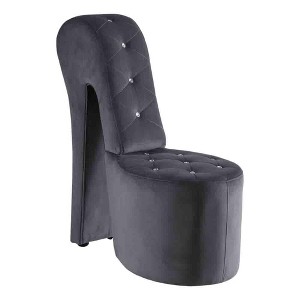 Chintaly Imports,Motion Back Side Chair - Set Of 2, Gray - 1 of 1