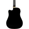 H. Jimenez LGD1 Spruce Top 12-String Acoustic-Electric Guitar Black - 2 of 4
