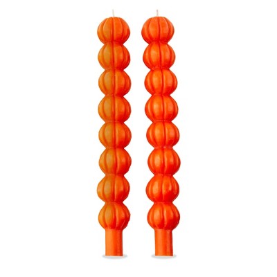 tag Pumpkin Tapers S/2