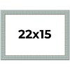 PosterPalooza | Refined Blue Picture Frame - UV Acrylic, Backing Board, Hanging Hardware Included - 2 of 4