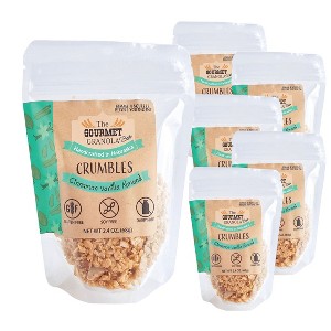 The Gourmet Granola 2.4 oz Cinnamon Vanilla Almond Crumbles Gluten Dairy and Soy Free - Pack of 6 - 1 of 4