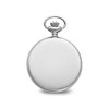Black Bow Jewelry Charles Hubert Stainless Steel Wave Design Pocket Watch - 3 of 4