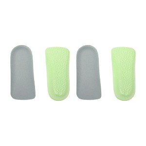 Unique Bargains Durable Invisibility Height Increase Half Pad Shoe Inserts 2 Pair - 1 of 4
