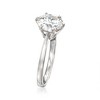 Ross-Simons 2.00 Carat Moissanite Solitaire Ring in Sterling Silver - 3 of 4