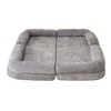 CAVINAS Double Bean Bag Chair, Foldable Sofa Bed with Adjustable Position, Cloud Couch for Living Room, Bedroom - 2 of 4