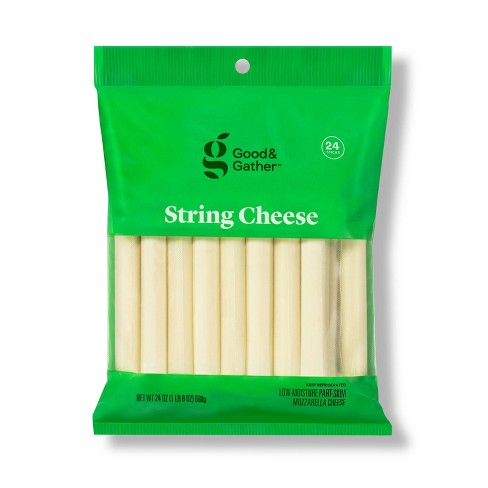 Low-moisture Part-skim Mozzarella String Cheese - 24oz/24ct - Good 