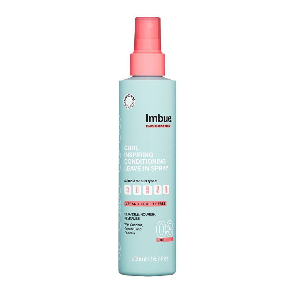 Imbue Curl Inspiring Conditioning Leave in Spray - 6.76 fl oz, And Heat Defense Spray 