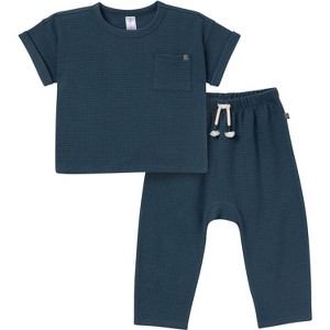 Modern Moments™ by Gerber Toddler Boys' 2-Piece Pants and Shirt Set - 1 of 4