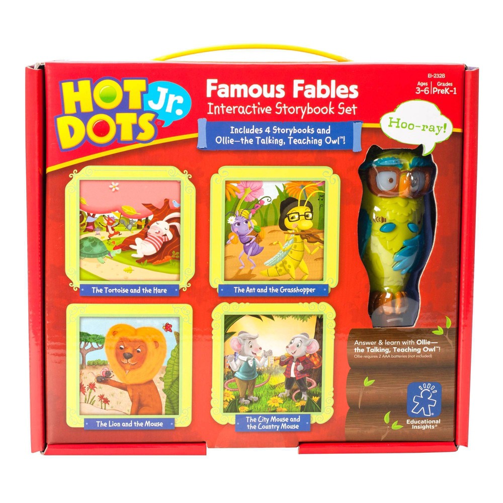 UPC 086002023285 product image for Hot Dots Jr. Famous Fables Interactive Storybook Set with Ollie Pen - Learning R | upcitemdb.com