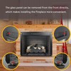 NAYSAYE Indoor Fireplace Insert Real Flame Style Fireplace for Warm Living Room , Black, 35.1"*9.4"*27" - 4 of 4