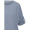 Women's Textured Tab Sleeve Top - LASCANA - 4 of 4