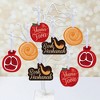 Big Dot of Happiness Rosh Hashanah - New Year Decorations - Tree Ornaments - Set of 12 - 2 of 4