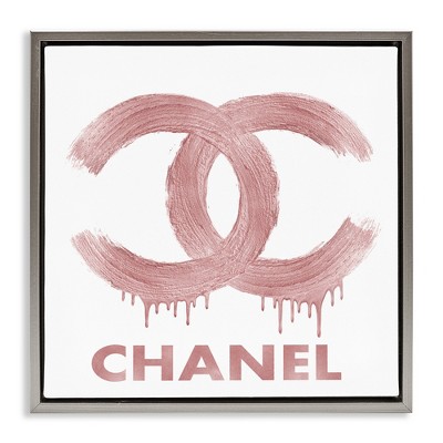 Stupell Industries Dripping Paint Fashion Brand, 25" x 25"