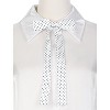 INSPIRE CHIC Women's Pre-Tied Polka Dots Bowknot Long Ribbon Bow Ties - 2 of 4