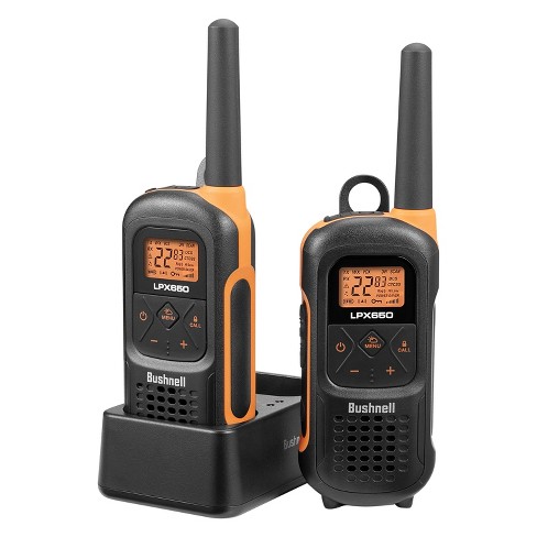 FM walkie-talkie set de 2 con largo alcance de hasta 6 km y