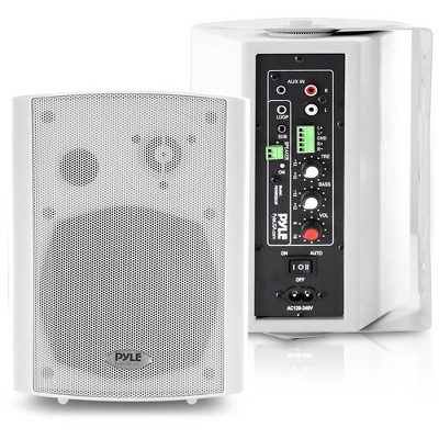 Pyle 600W Outdoor Waterproof Bluetooth Streaming Wall Mount Speakers