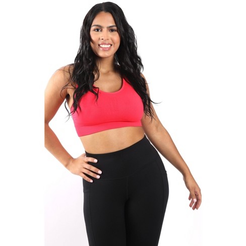 90 Degree By Reflex Lux Moisture Wicking Sports Bra