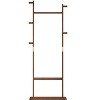 TOBILI Garment Rack solid wood hanger Solid environmental protection easy to assemble beautiful can be placed in the bedroom/entrance - 4 of 4