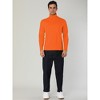 Lars Amadeus Men's Slim Fit Long Sleeve Pullover Solid Turtleneck Sweater - 3 of 4