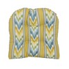 Blazing Needles, 19-inch U-Shaped Spun Polyester Outdoor Tufted Dining Chair Cushion - 2 of 2