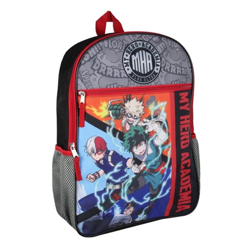 My Hero Academia Backpack Deku Bakugo Shoto Todoroki School Travel