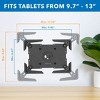 Mount-It! Universal Tablet Wall Mount, Anti-Theft iPad Mount, Enclosure Fits Tablets from 9.7" to 13" Screen Size, Flush Wall Mounting Kiosk, Black - 3 of 4