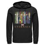 Men's Marvel Eternals Animated Vertical Boxes Poster Pull Over Hoodie