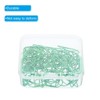 Unique Bargains Drop-Shaped Metal Prevent Tearing Pages Home Office Paper Clip 50 Pcs - 4 of 4