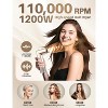 Hillhub Hair Dryer Brush, 7 in 1 Hair Styler High-Speed Flexible Rotating Negative Ionic Multi-Styler, Auto-Wrap Curling with No Heat Damage - 3 of 4