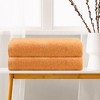 Unique Bargains Quick Drying Highly Absorbent Cotton Thick Bath Towels 28" x 56" 2 Pcs - 3 of 4