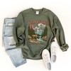 Simply Sage Market Women's Graphic Sweatshirt Yellowstone National Park Buffalo - 3 of 4