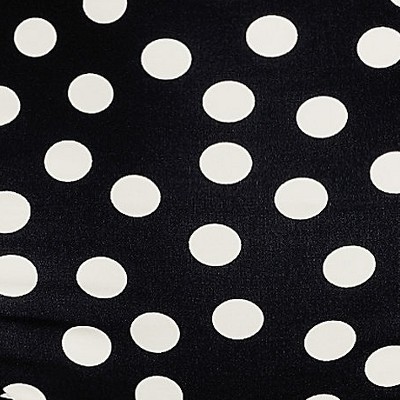 black/egret white tossed dots