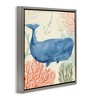 Stupell Industries Underwater Whimsical Whale Watercolor, 18" x 18" - 3 of 4