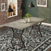 1200Gsm 100% Polyester 350g Pearl Velvet Washable Foldable Carpet XL Floral Printed Carpet with Modern Floral Style - 4 of 4