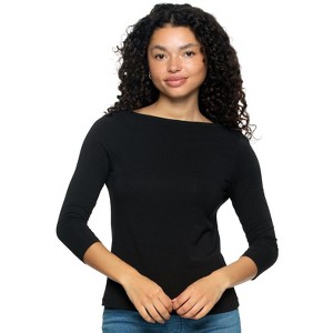 Key Item Boat Neck Long Sleeve - 1 of 2